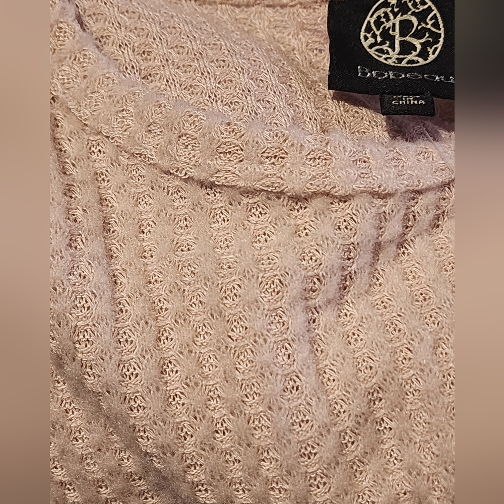 NWT BOBEAU Thermal Pocket Tunic Blush Pink SZ XS - Picture 3 of 5